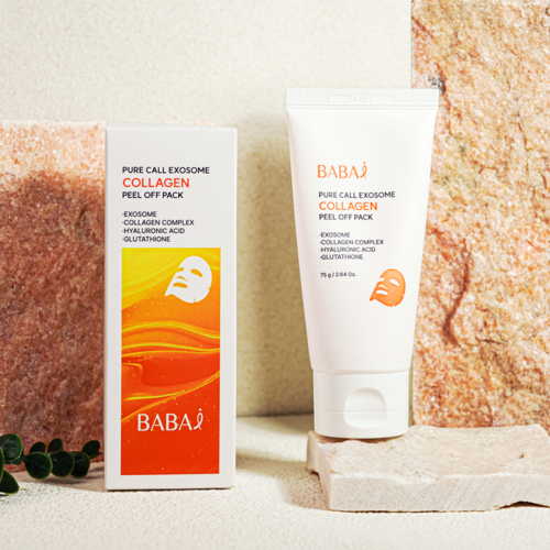 Babai Purecol Exosome Collagen Peel-Off Mask – Firming & Brightening Korean Skincare with Exosomes