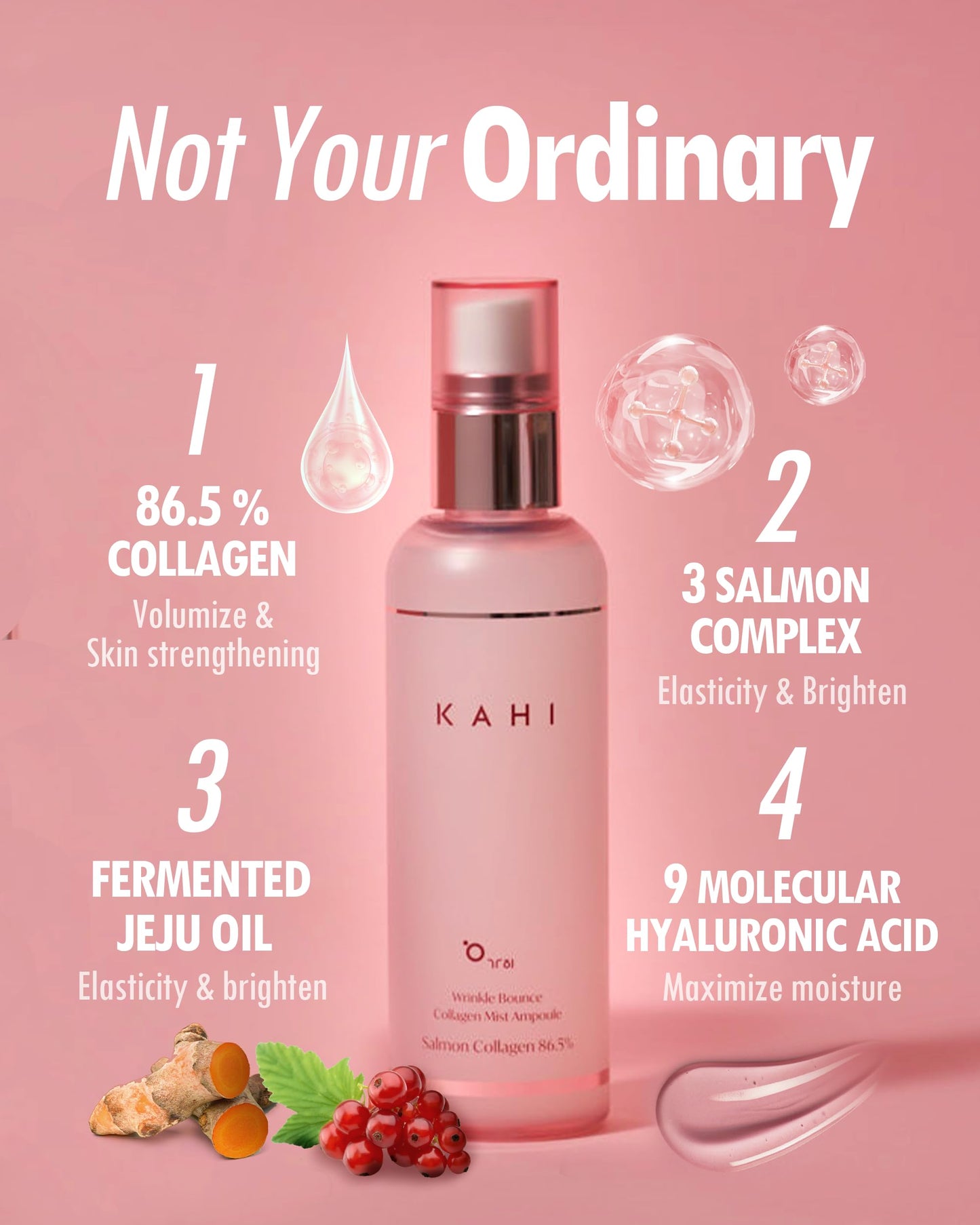 Kahi Wrinkle Bounce Collagen Moisturizing Mist
