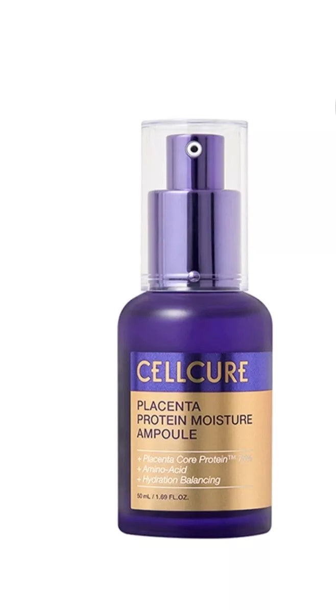 Cellcure Placenta Protein Moisture Ampoule 50ml Anti-Aging Anti-Wrinkle K-Beauty
