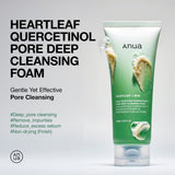 ANUA Heartleaf Quercentinol Pore Deep Cleansing Foam 아누아 어성초 피지쏙 모공 폼