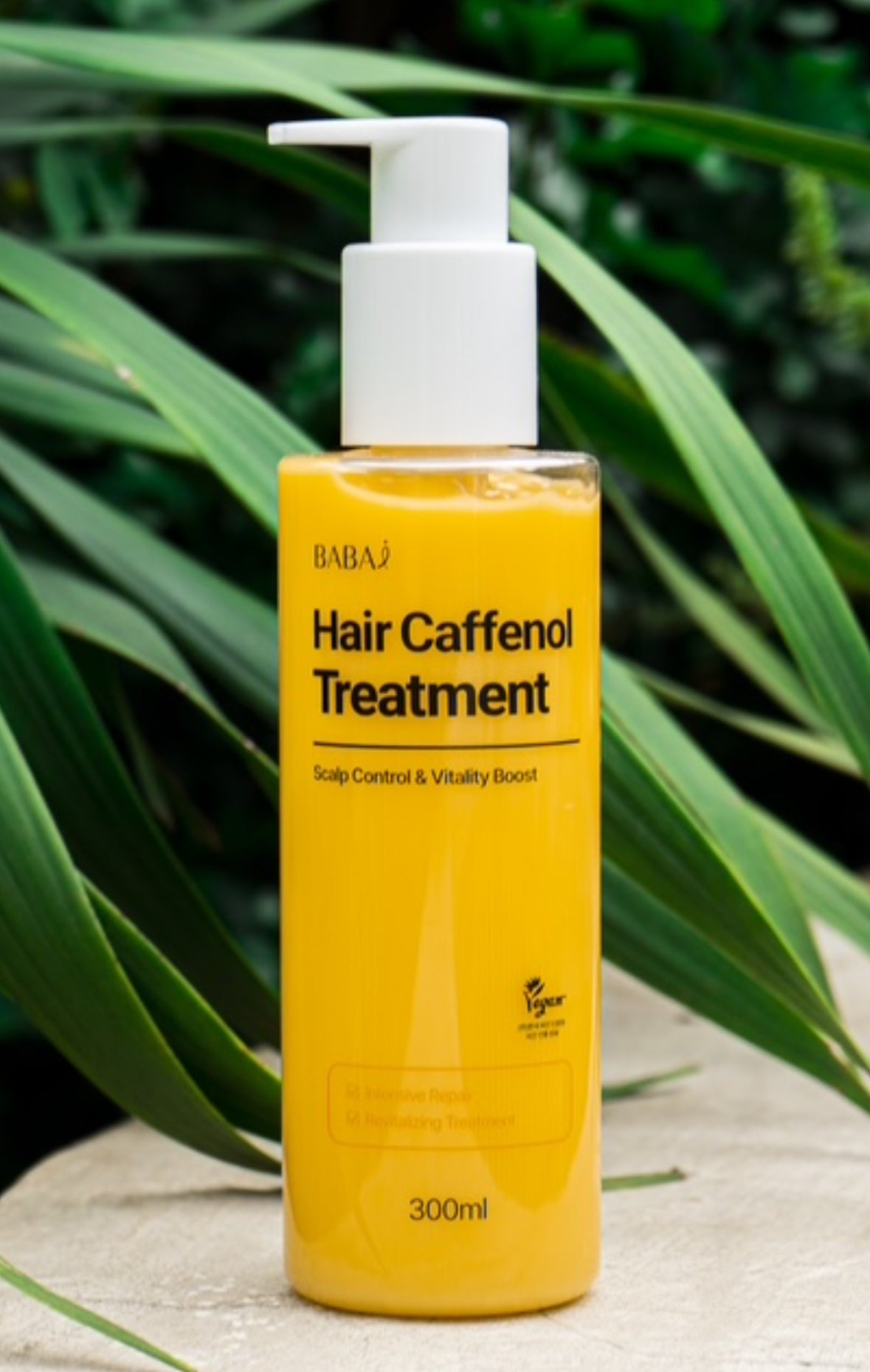 Babai Coffenol Vegan Hair Treatment – Deep Scalp Repair & Hydration with Plant-Based Caffeine Formula (300ml)