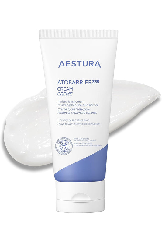 AESTURA Atobarrier365 Ceramide Cream – Korean Moisturizer for Dry & Sensitive Skin | Long-Lasting Hydration, Barrier Repair, Non-Comedogenic (80ml / 2.7 fl.oz)

#Aestura, Atobarrier365, Korean moisturizer, ceramide cream, dry skin, sensitive ski