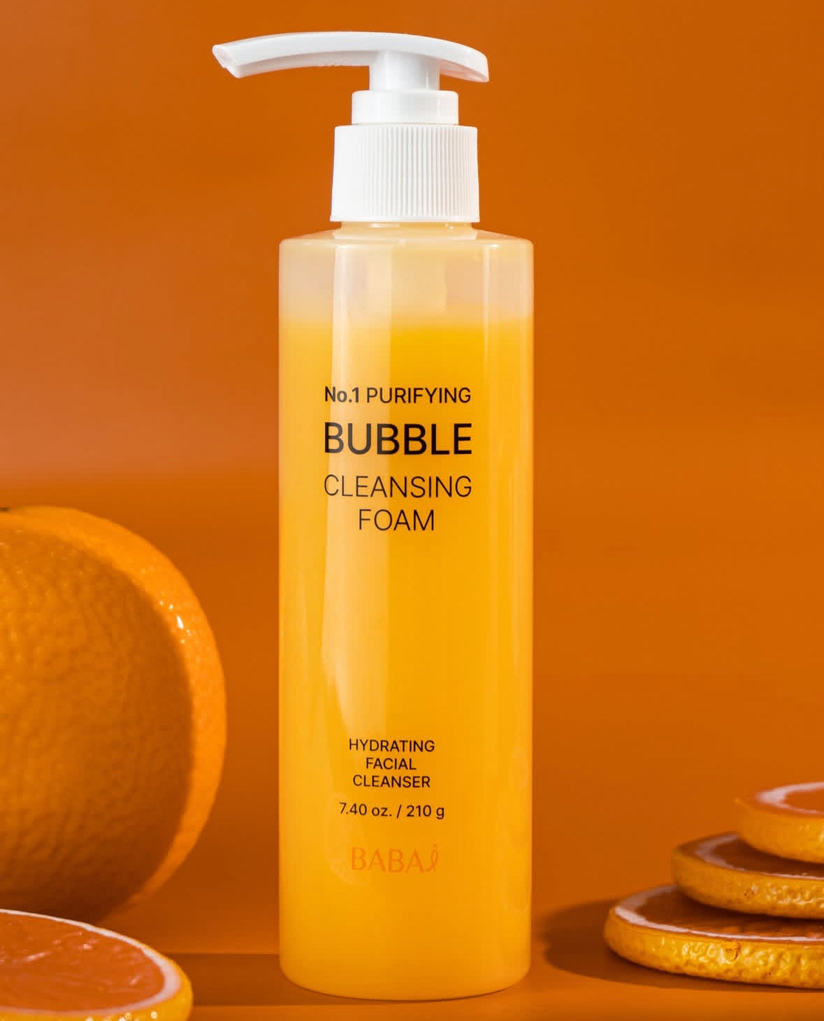 BABAI Vegan Bubble Cleanser – Korean Purifying Face Wash for Sensitive & Oily Skin | Deep Pore Cleansing Foam