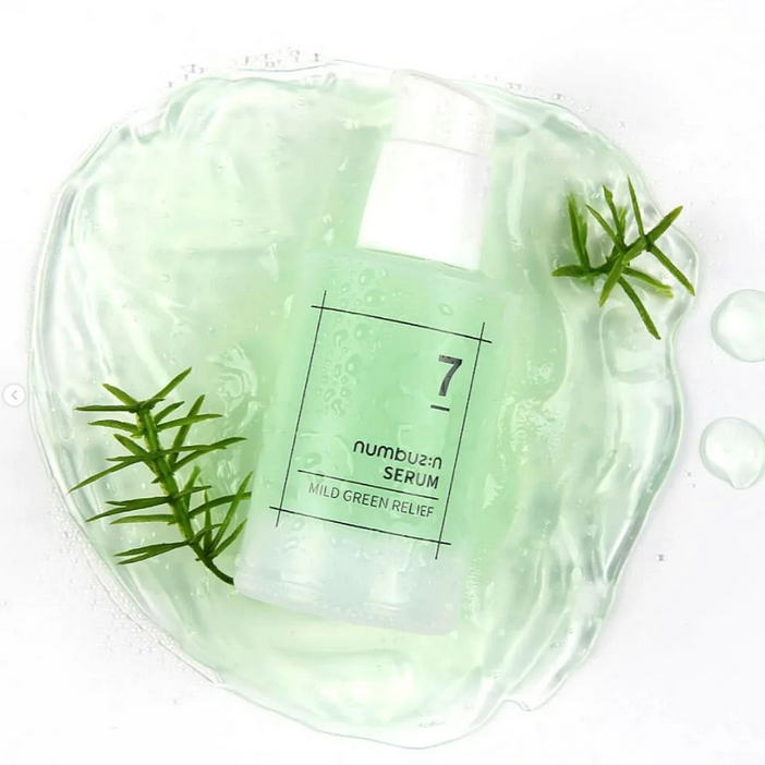 Numbuz:n No.7 Mild Green Soothing Serum 7번 쏙보습 그린 진정세럼